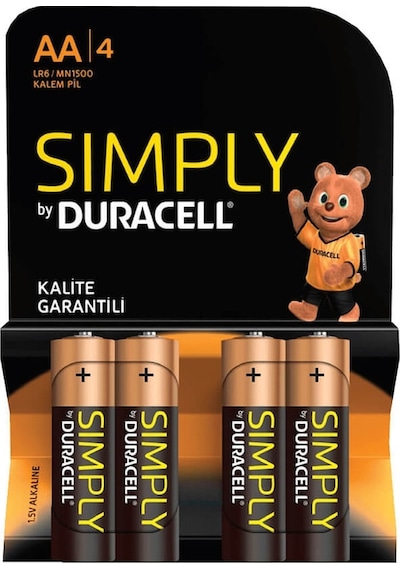 Duracell Activair PR48 13 Numara İşitme Cihazı Pili 6 x 10'lu + AA Kalem Pil 4'lü