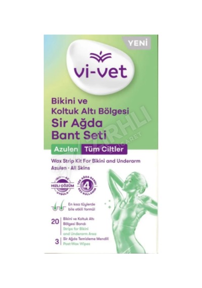 Vi-vet Sir Ağda Bandı Azulen 20'li Koltuk Altı Ve Bikini