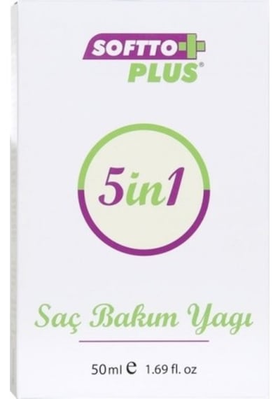Softto Plus 5 in 1 Saç Bakım Yağı 50 ML