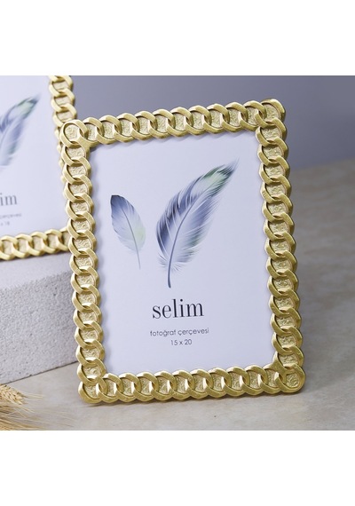 Selim 15 x 20 CM Florence Çerçeve Altın