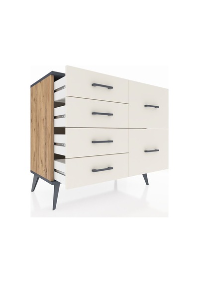 Hyperion Şifonyer 6 Çekmeceli 88x44x80 Çam-antrasit/aytaşı Antrasit/aytaşı Hyperion Şifonyer 6 Çekmeceli 88x44x80 Çam-antrasit/aytaşı Antrasit/aytaşı