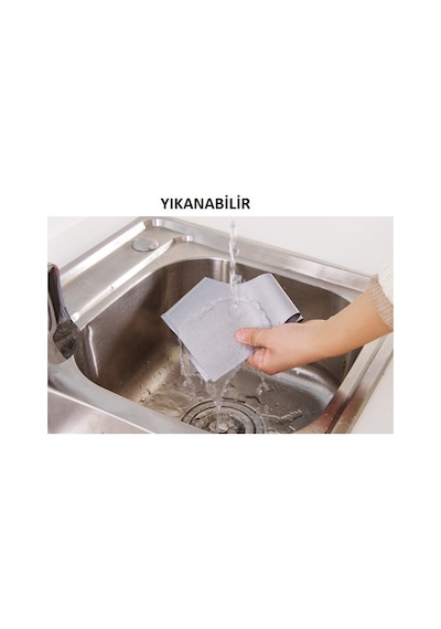 Yanmaz Ocak Leke Koruyucu Yıkanabilir Kumaş Gri