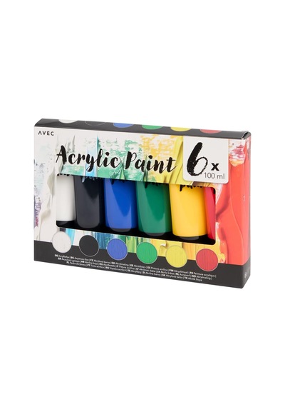 Südor Kırtasiye 1955 Akrilik Tüp Set 6x75 Ml Renkli