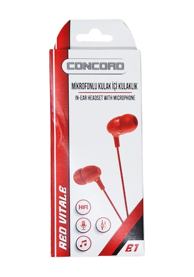 Concord E1 Mikrofonlu Kulak İçi Kulaklık