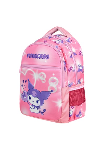 Waddell Pembe Kuromi Desenli İlkokul Çantası Beslenme Çantalı 25211 Açık Pembe