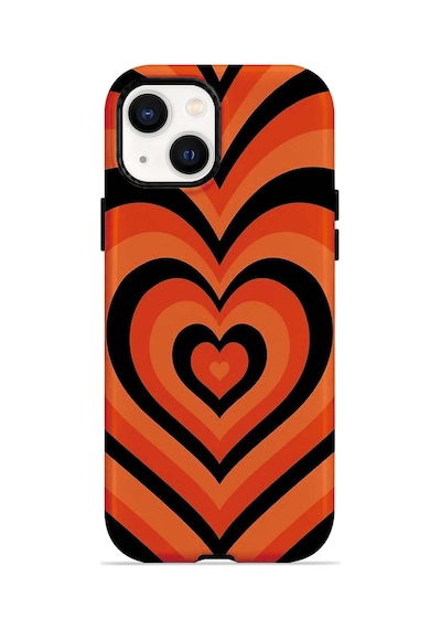 Velvoria Valestra Retro Heart Wave Apple iPhone Uyumlu 14 Darbe Korumalı Kılıf Valestra Select - Retro Heart Wave