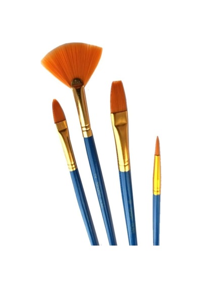 Academy Set-1 Sentetik Fırça Seti 4'lü Fırça 4lü Seri 500