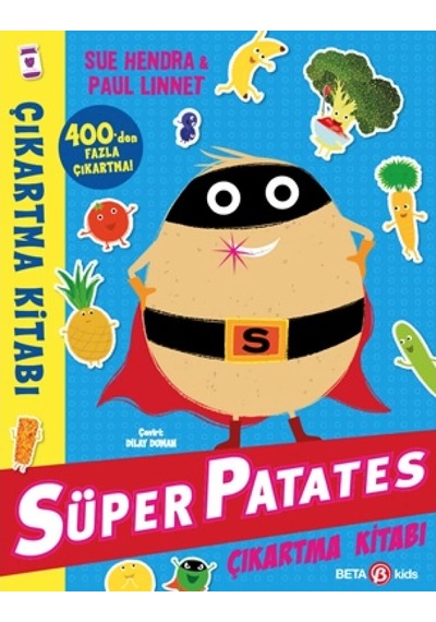 Süper Patates Çıkartma Kitabı Eğitici Çocuk Kitabı