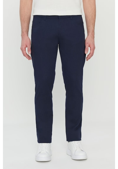 Ac&Co / Altınyıldız Classics Erkek Lacı Pamuklu Slim Fit Dar Kesim 5 Cep Esnek Casual Pantolon