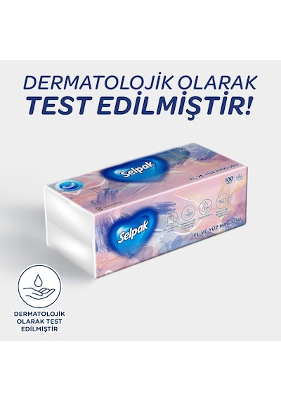 Selpak El ve Yüz Havlusu 100'lü