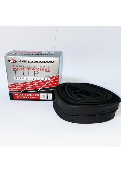 Velomann Ultra Hafif 26x1.90-2.125 Fv 60 İnce Sibop Bisiklet İç Lastik
