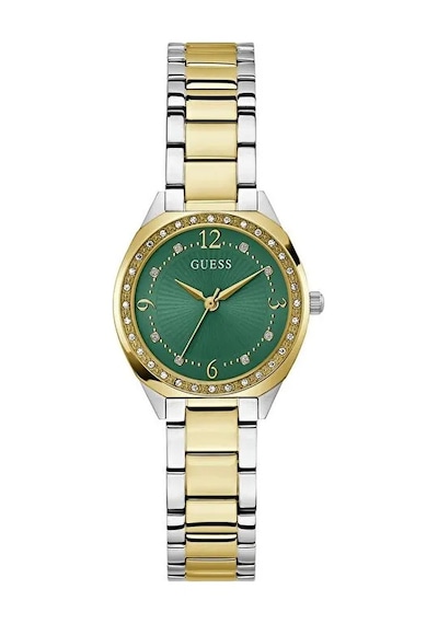 Guess Gugw0767l4 Quartz Çelik Altın/gri Yeşil Kadran 30 Mm Kadın Kol Saati