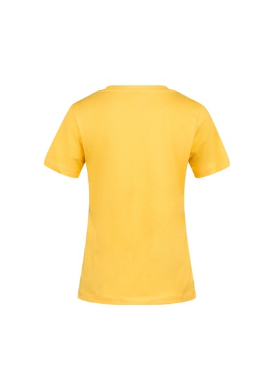 2as Alone Baskılı V Yaka Kadın T-shirt 413 Sarı