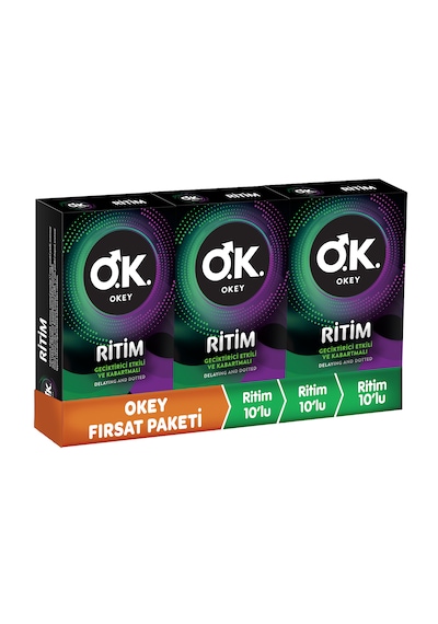 Okey Ritim Prezervatif 30'lu