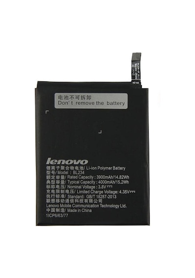 Lenovo Vibe P1m A Kalite Pil Batarya Bl-234 - 4000 Mah - Sku99628