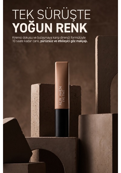 Uzun Süre Kalıcı Kremsi Likit Göz Farı - Eye Tint Creamy Sensation Eyeshadow 102 Tender Terracotta Nude