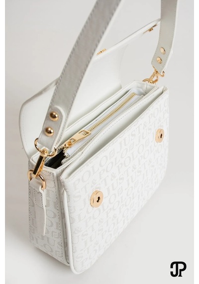 Just Polo Günlük Kombinlere Uygun Kadın Orijinal Günlük El Ve Omuz Çantası Shoulder Bag Beyaz