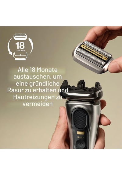 Braun Elektrikli Tıraş Makinesi Başlığı Yedek Parçası, 94m Gümüş, Erkekler İçin Series 9 Pro Ve Series 9 Elektrikli Tıraş Makineleriyle Uyumlu Braun Elektrikli Tıraş Makinesi Başlığı Yedek Parçası, 94m Gümüş, Erkekler İçin Series 9 Pro Ve Series 9 Elektrikli Tıraş Makineleriyle Uyumlu