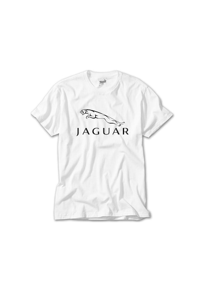 Jaguar Logo Beyaz Tişört Beyaz