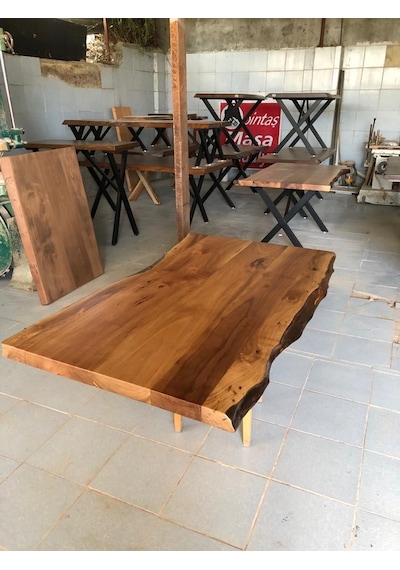 Bintaşmobilya Ceviz Ağacı Kütük Masa Üstü 140X80.Cm