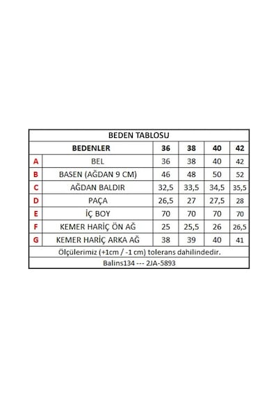 Kadın Kot Pantolon 2ja/5893 Siyah