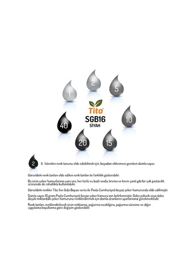 Siyah Gıda Renklendiricisi Suda Çözünür 1 Litre