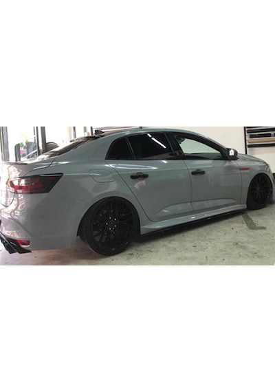 Renault Megane 4 Aero Marşpiyel Seti Mat Siyah Plastik 2016- 2021