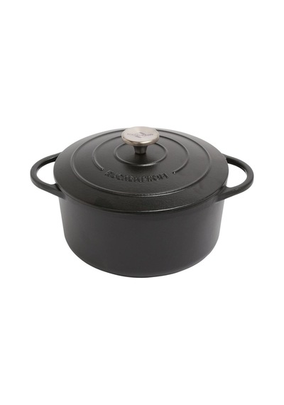 Provence Bratentopf 24 Cm 4,2 L, Dökme Demir, Fırın Ve Indüksiyon Uyumlu Siyah