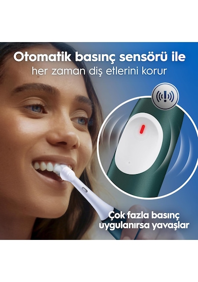 Oral-b Io2 Orman Yeşili Şarjlı/elektrikli Diş Fırçası, 1 Fırça Ba