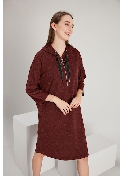 Alexander Gardi Alexandergardı Kapüşonlu Elbise (B21-138400) Alexander Gardi Alexandergardı Kapüşonlu Elbise (B21-138400)