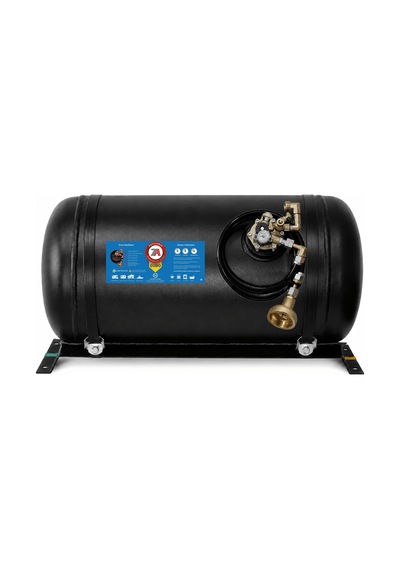 40 Litre Euro Yatay Karavan Lpg Tankı Siyah