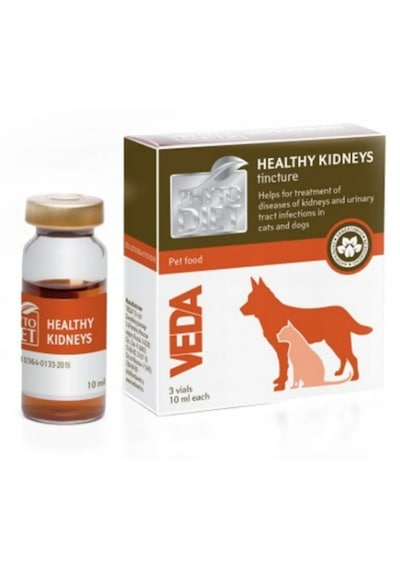 Veda P. Healthy Kidneys 20 Ml Kedi Ve Köpek Böbrek & İdrar Yolu Destek Damlası Sistit & Taş Önleyici Bitkisel Likit