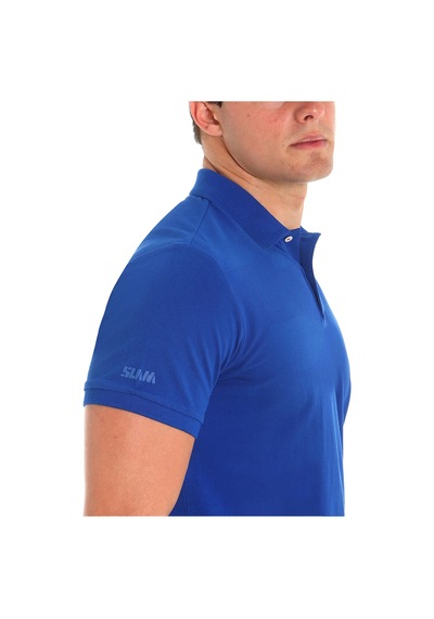 Slam Slam Erkek Polo Tişört Deck Polo Mavi W11 Mavi