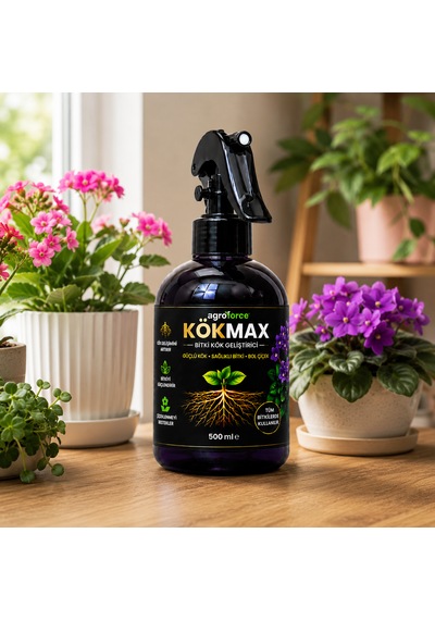 Kökmax Ev Bitkileri İçin Kök Güçlendirici Ve Çiçek Coşturucu Sprey 500 ML