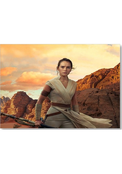 Cakasepetim Starwars Rey Daisy Ridley Ahşap Mdf Tablo