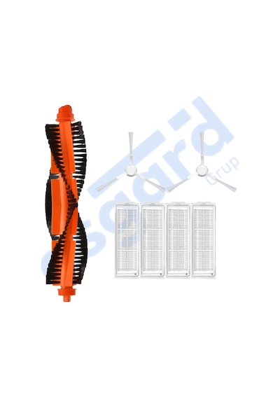 Viomi Se , V2 Pro-max , V3,v3 Pro Uyumlu 1 Ana Fırça 2 Yan Fırça 4 Filtre Pkt-iasgf0001194
