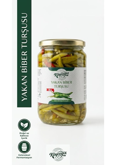 Kb Köyceğiz Yöresel Acı Biber Turşusu 680 Gr