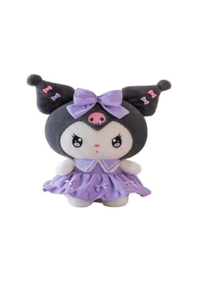 Kuromi Peluş Oyuncak 45 Cm Sevimli Ve Yumuşacık Peluş Karakter Mor