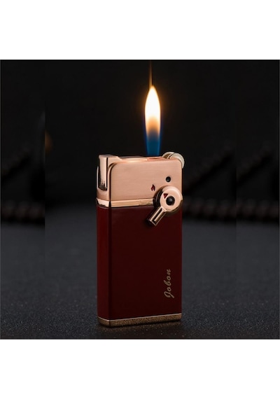 Torch Çift Fonksiyonlu Jet Çakmak Bordo Metal