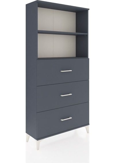 Arges Dolap 2 Raflı 3 Çekmeceli 88x30x182 Antrasit-antrasit Antrasit Arges Dolap 2 Raflı 3 Çekmeceli 88x30x182 Antrasit-antrasit Antrasit