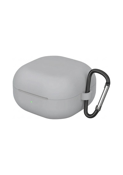 Caseonn Samsung Galaxy Buds 4 Pro Kılıf V2 Askı Aparatlı Mat Silikon Gri