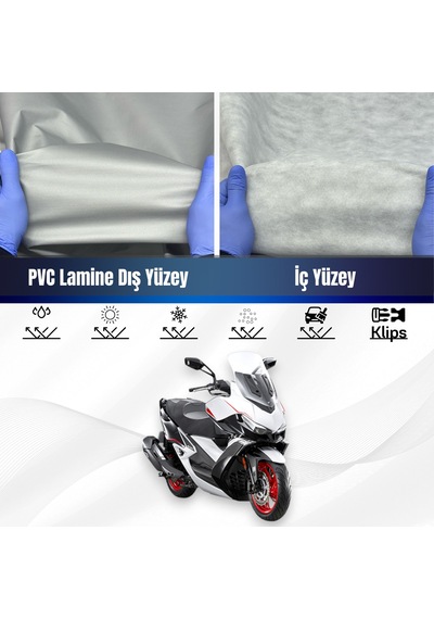 Kymco Xciting Vs 400 Su Geçirmez Motosiklet Brandası Motor Branda