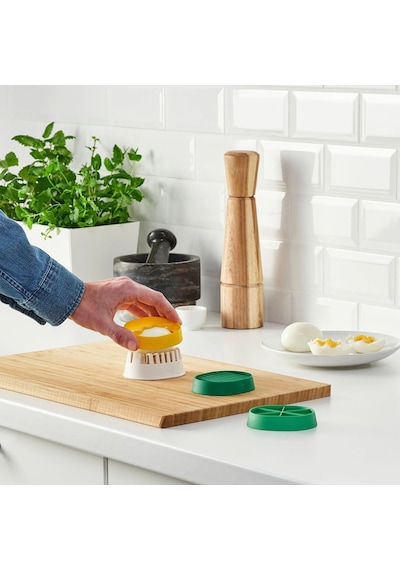 Ikea Uppfylld Yumurta Kesici Seti 7 X 8,4 Cm Çok Renkli 4 Parça