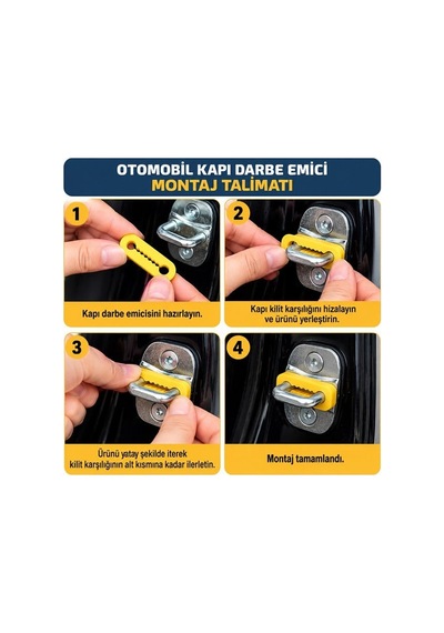 Sn-38911 Otomobil Kapı Kilit Karşılığı Darbe Emici Tampon 43x14x7,5mm Diğer