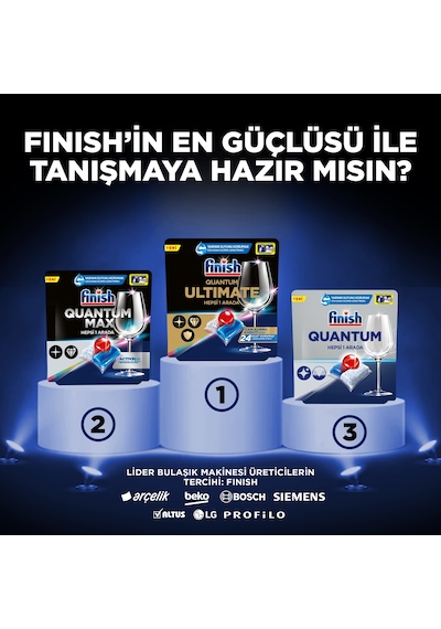 Finish Quantum Max Bulaşık Makinesi Kapsülü 85 Tablet