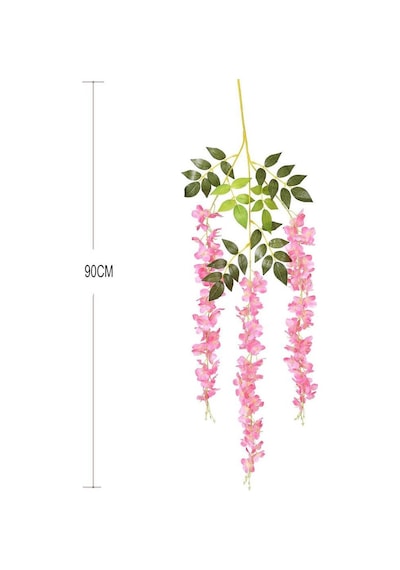 Yapay Çiçek Sarkan 3 Dallı Akasya 90cm PEMBE