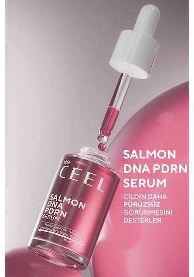 The Ceel Somon DNA PDRN Yüz Serumu – Pirinç Suyu, Hyaluronik Asit ve Peptit Kompleks 30 ML