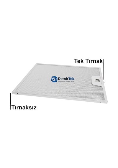 320.0557.547 Davlumbaz Alüminyum Yağ Filtresi Yıkanabilir Uzun Ömürlü Birebir Uyum 253x300