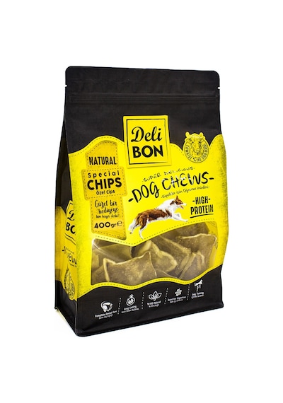 Delibon Dog Chews Cips Natürel 400 G
