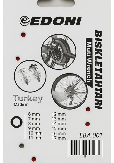 Edoni Bisiklet Anahtarı, Paslanmaz Çelik, 6 17 Mm Somun, Ekstra Dayanıklı, Çok Fonksiyonlu, Ekonomik, 12 Farklı Çok Renkli Edoni Bisiklet Anahtarı, Paslanmaz Çelik, 6 17 Mm Somun, Ekstra Dayanıklı, Çok Fonksiyonlu, Ekonomik, 12 Farklı Çok Renkli